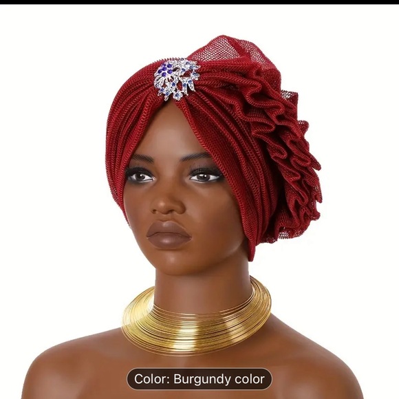 Watermelon Red Rhinestone headwear - Picture 9 of 11